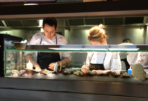 Chefs at work at Tickets, Barcelona