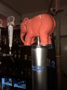 Delirium tremors 'Pink Elephant' beer tap